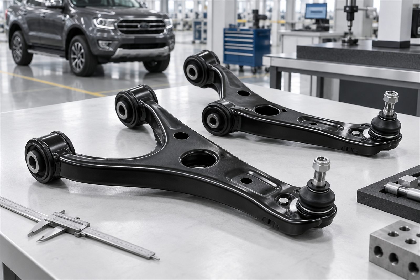 Representative lower control arm set for the Ford Everest UA sourcing program