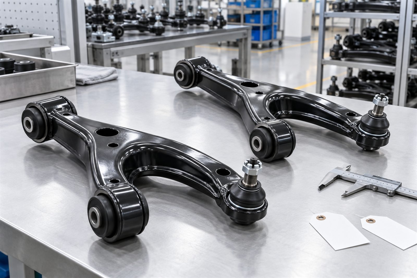 Representative lower control arm set for the Isuzu D-Max RG sourcing program