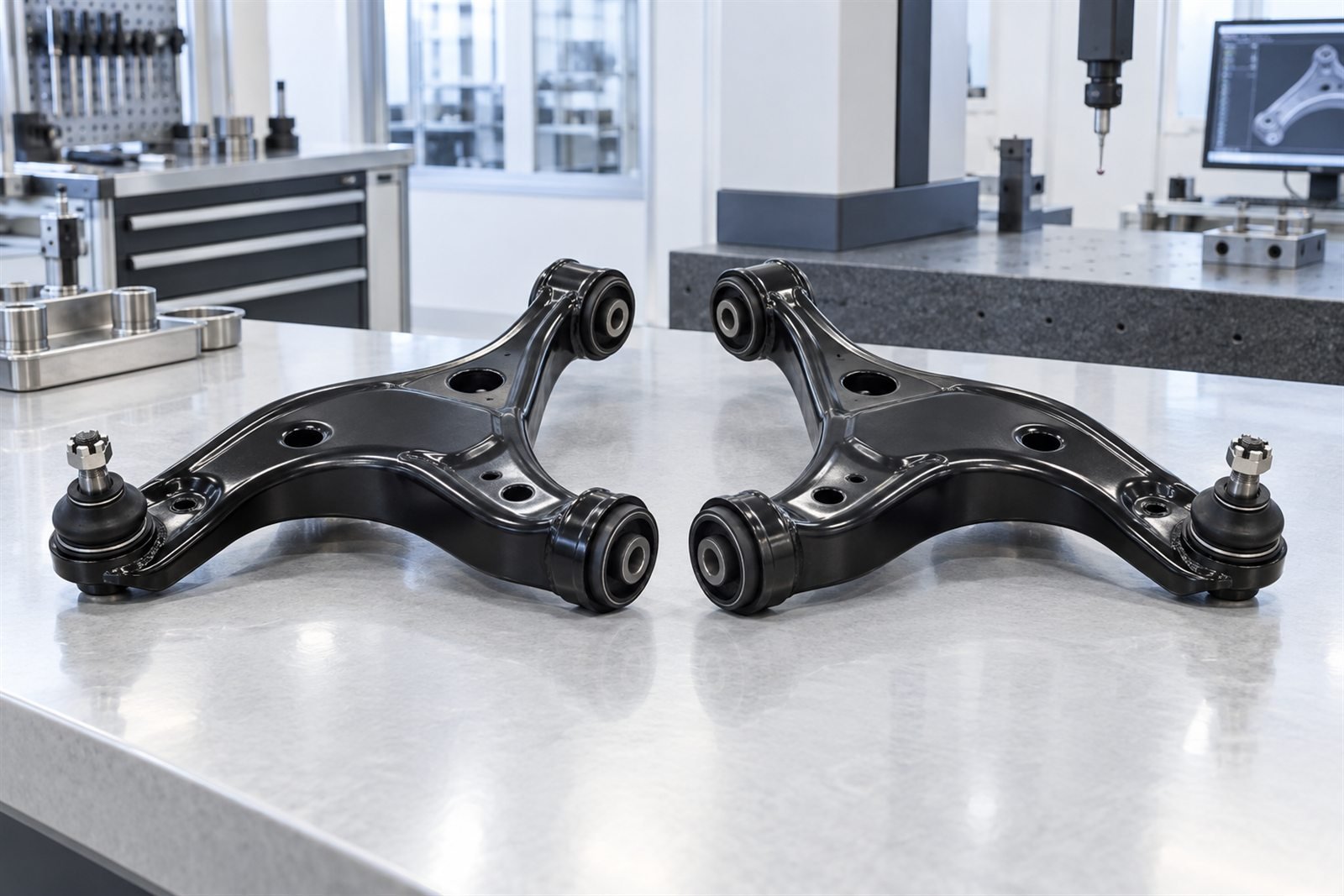 Representative lower control arm set for the Isuzu MU-X RJ sourcing program