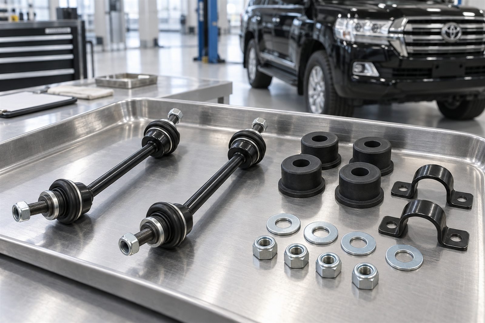 Representative stabilizer kit for the Toyota Land Cruiser 200 sourcing program