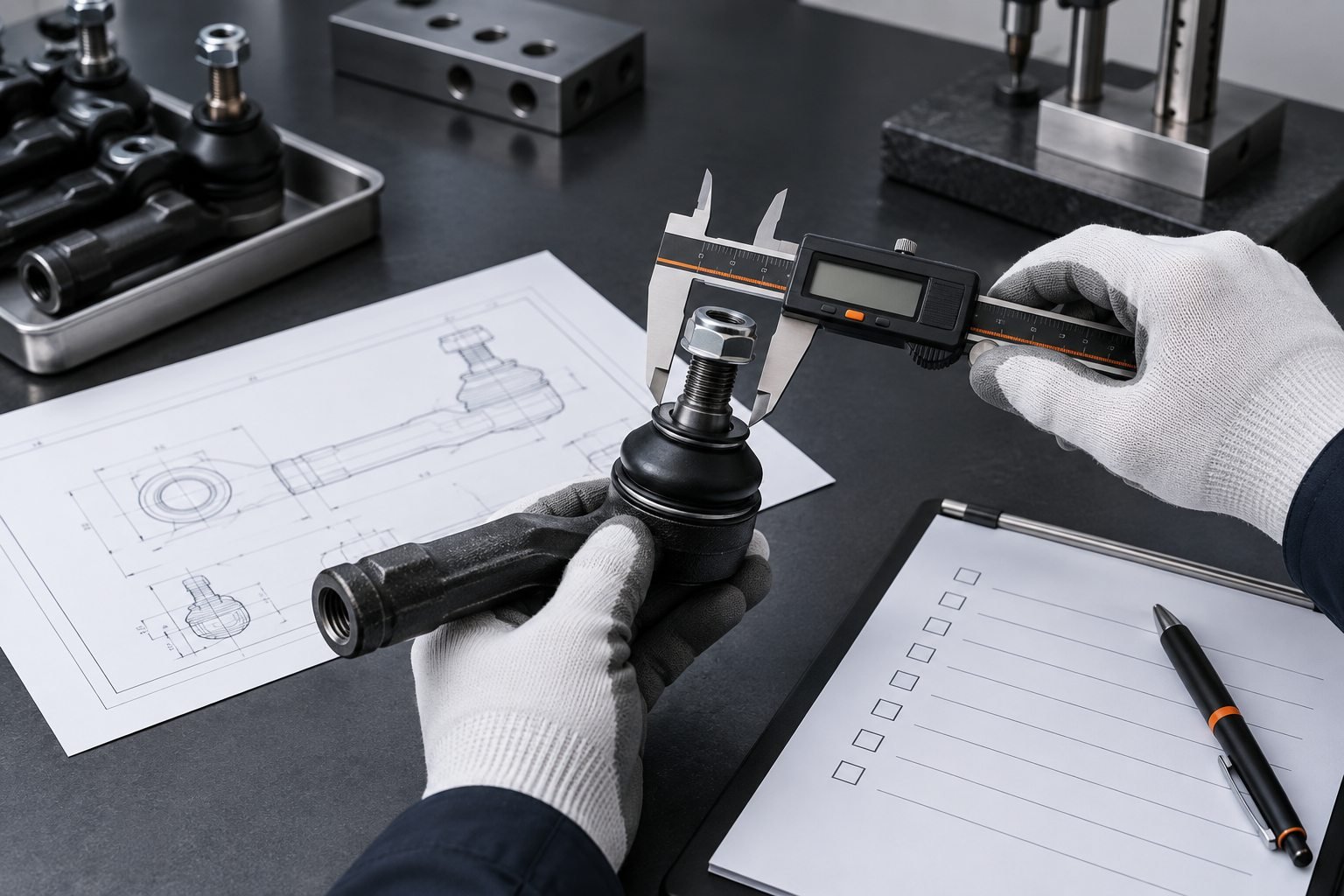 Representative dimensional inspection planning for steering and suspension parts