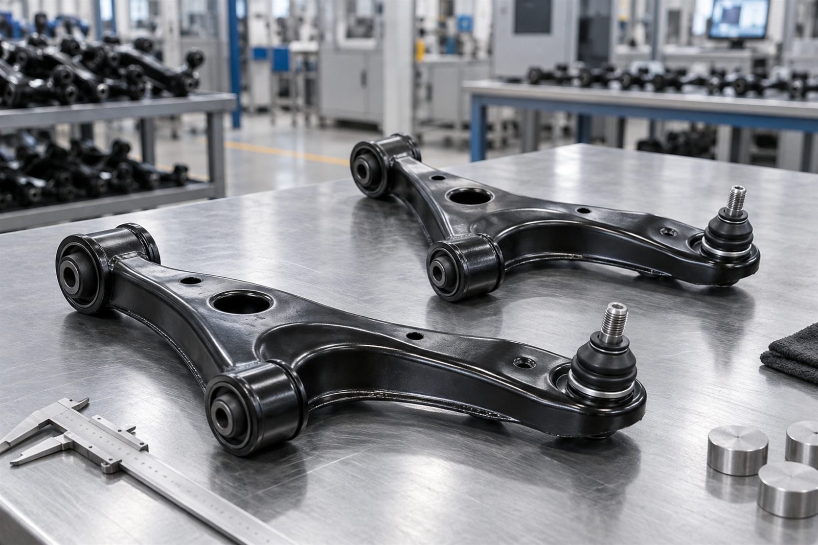 Representative matched lower control arm set for the Mitsubishi Triton MQ and MR sourcing program