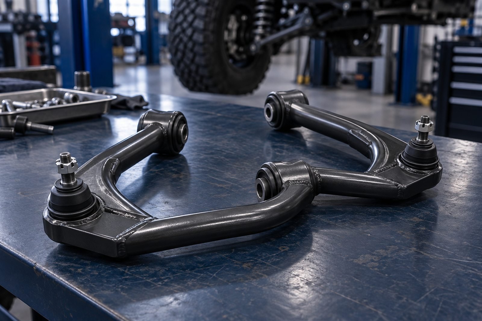 Representative matched upper control arm set for the Mitsubishi Triton MQ and MR sourcing program