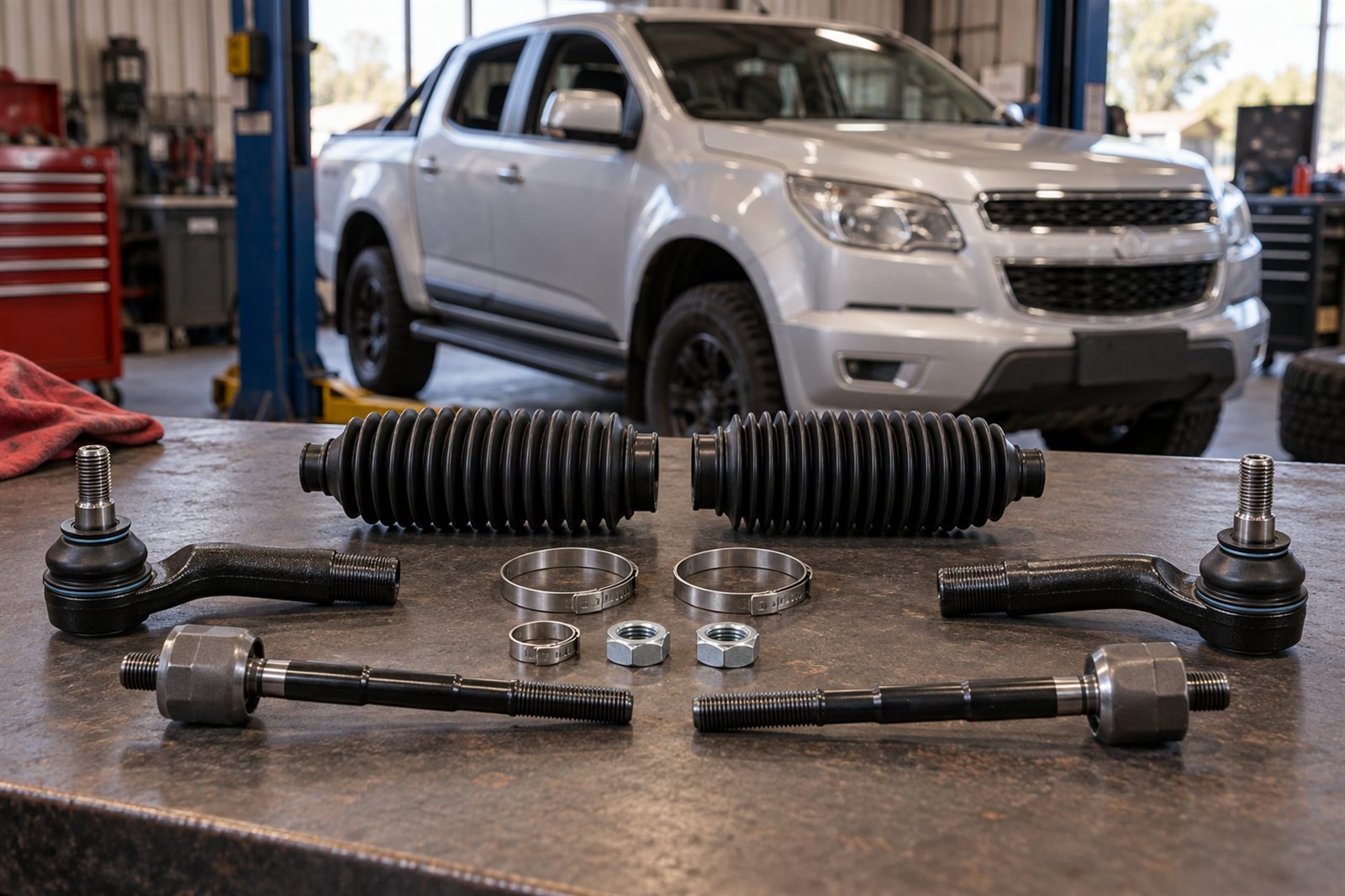 Representative Holden Colorado RG steering and suspension sourcing program