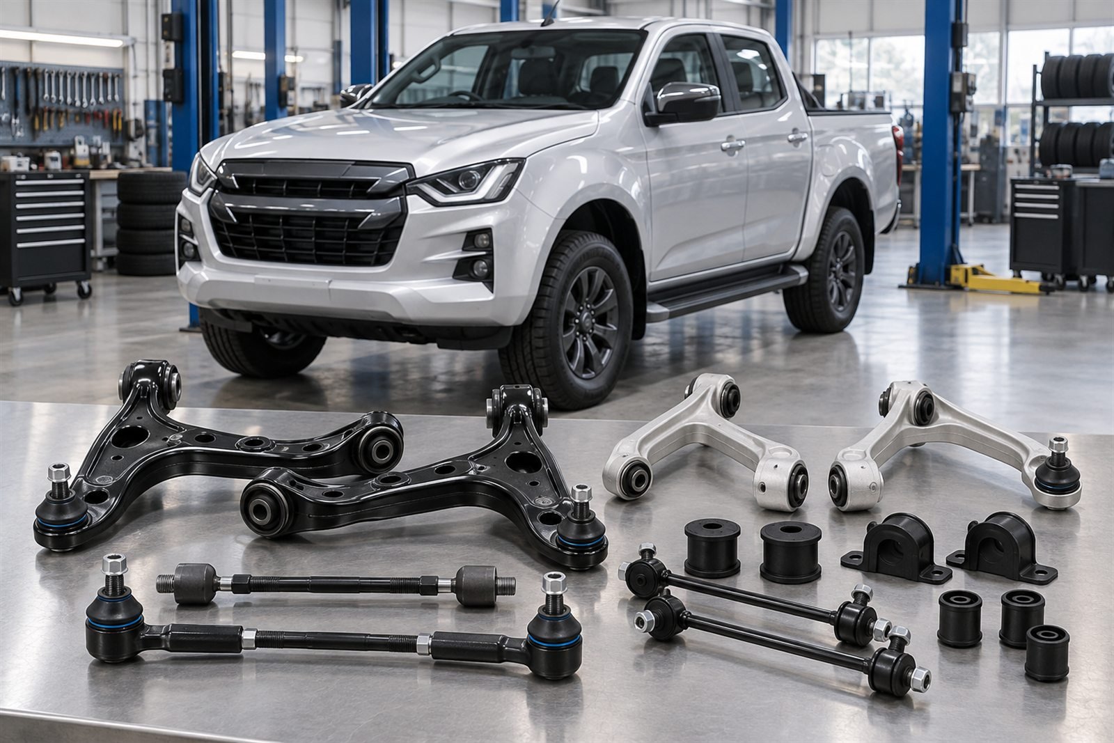 Representative Isuzu D-Max RG steering and suspension sourcing program